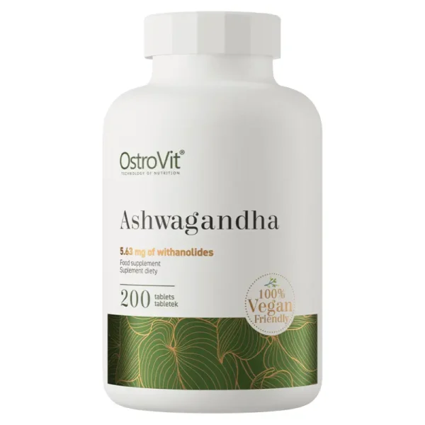 Ashwagandha 200 Comprimés d'OstroVit compléments alimentaires au Maroc