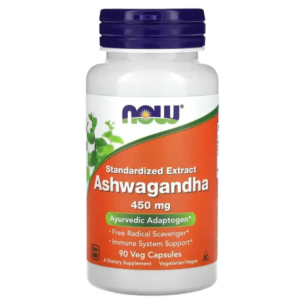 Ashwagandha 450 mg de NOW Foods Compléments alimentaires au Maroc