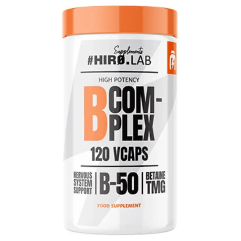 B-Complex 120 capsules de Hiro Lab avec Compléments alimentaires au Maroc