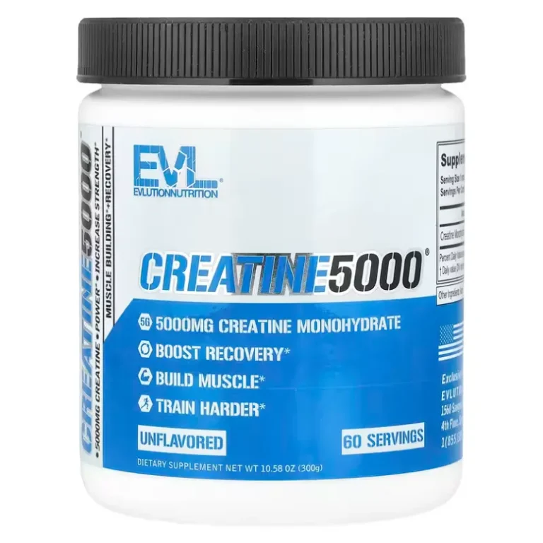 CREATINE5000 300g de Evlution Nutrition Meilleurs complément alimentaire au Maroc