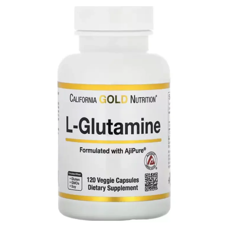 L-Glutamine 500 mg de California Gold Nutrition Compléments alimentaires au Maroc