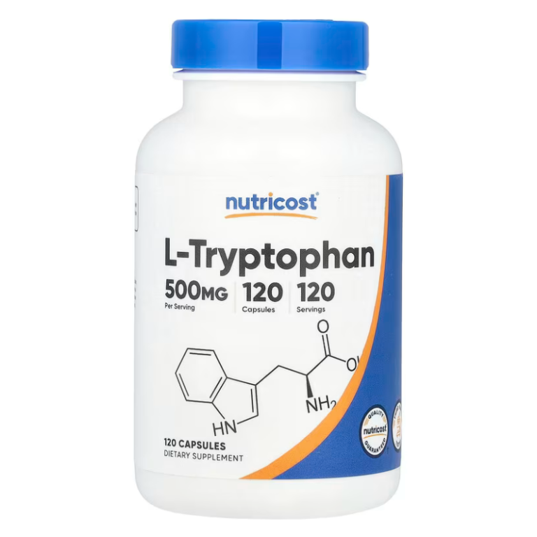 L-Tryptophane 500 mg Nutricost Meilleures Prix au Maroc