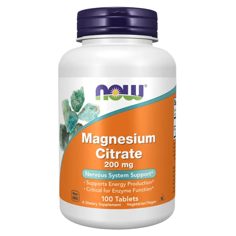 Magnesium-Citrate-NOW-Foods-Meilleurs-Prix-au-Maroc Magnesium Citrate 200 mg de NOW Foods Le Meilleurs Prix au Maroc, avec Livraison Rapide.