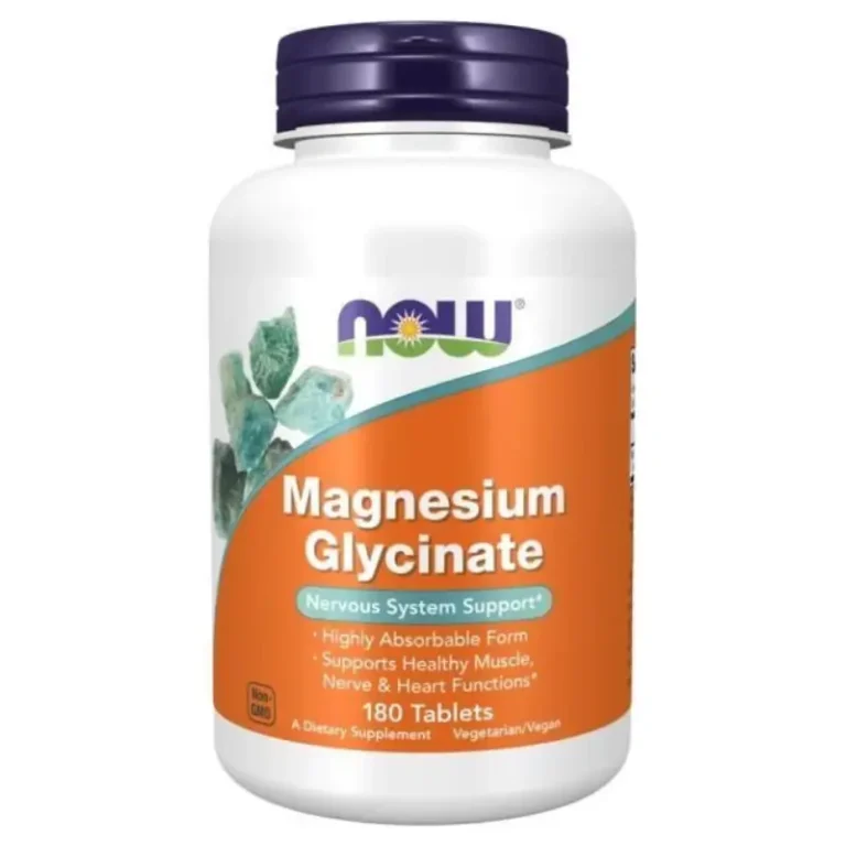 Magnesium Glycinate 100 mg de NOW Foods Le Meilleurs Prix au Maroc avec Livraison Rapide
