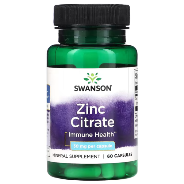 Zinc Citrate 30 mg Swanson Le Meilleurs Prix au Maroc