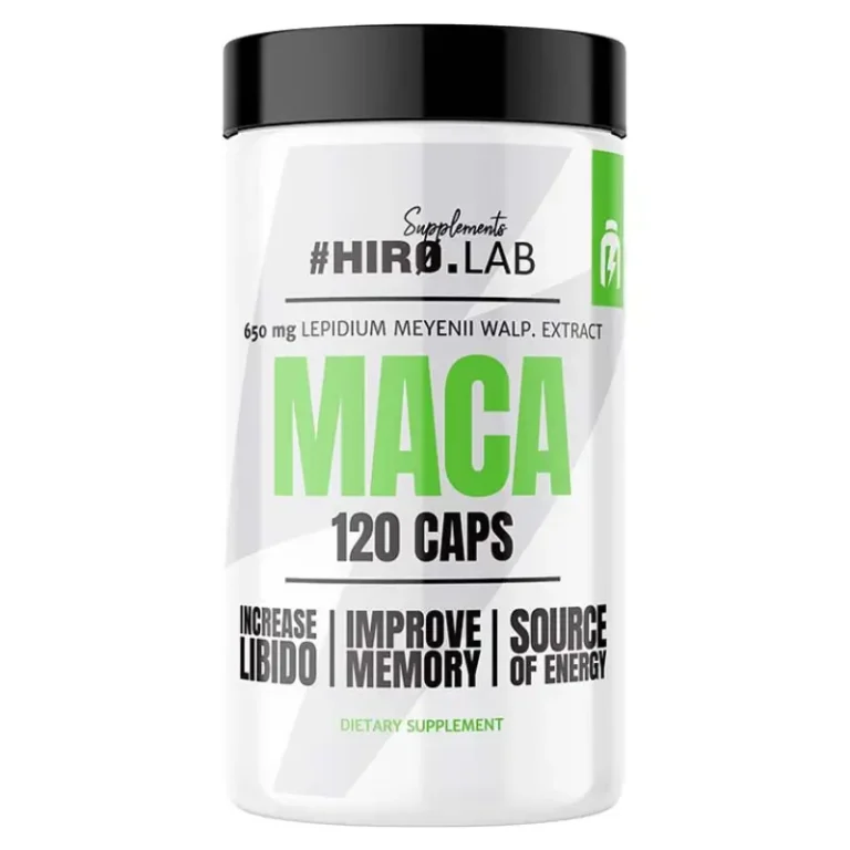 Maca 650 mg de Hiro Lab Meilleurs Complément alimentaire au Maroc