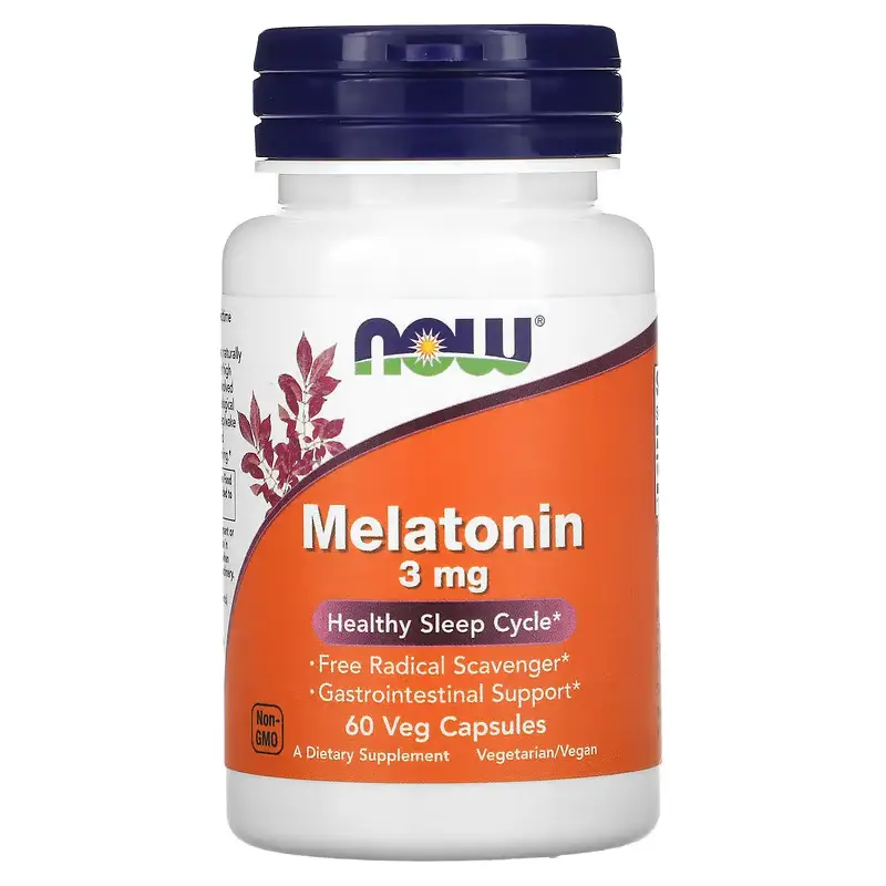 Mélatonine-3-mg-60-Gélules-de-NOW-Foods-Meilleurs-au-Maroc Mélatonine 3 mg 60 Gélules de NOW Foods Meilleurs complément alimentaire au Maroc