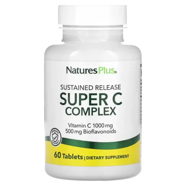 Sustained Release Super C Complex 1000 mg de NaturesPlus Meilleurs complément alimentaire au Maroc