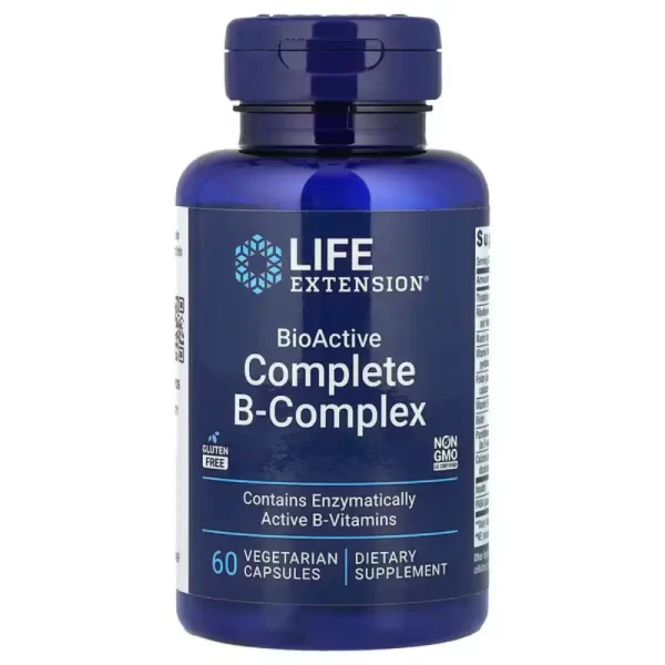 BioActive Complete B-Complex de Life Extension Meilleurs complément alimentaire au Maroc