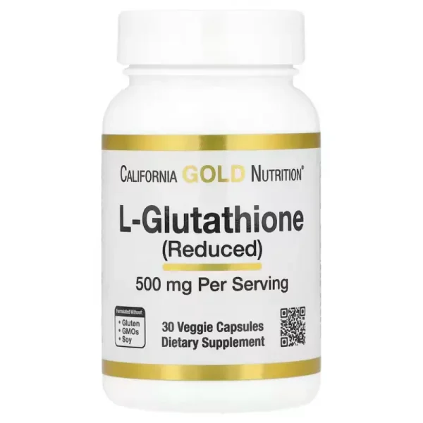 Glutathion Réduit 500 mg de California Gold Nutrition Meilleurs complément alimentaire au Maroc
