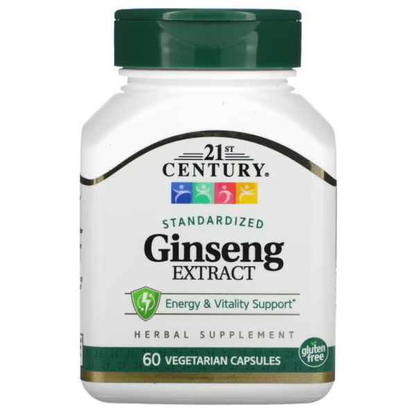 Standardized Ginseng Extract 200 mg de 21st Century Meilleurs complément alimentaire au Maroc