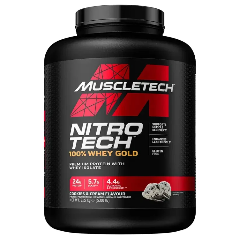 Nitro Tech Whey Gold 2.27 Kg de MuscleTech au Maroc
