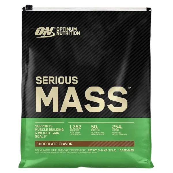 Serious Mass 5.44 Kg de Optimum Nutrition Meilleurs Prix au Maroc