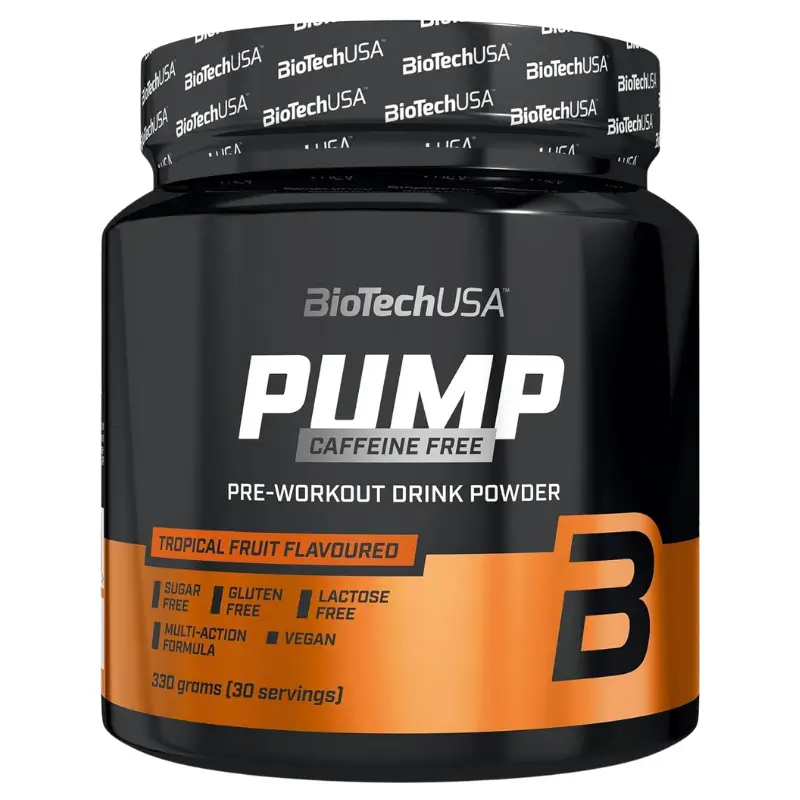 Pump-Caffeine-Free-Drink-Powder-330g-BiotechUSA-prix-au-maroc Pump Caffeine Free Drink Powder 330g de BiotechUSA -Pre Workout au Maroc