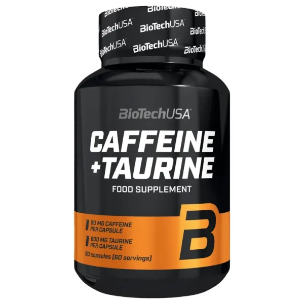 Caffeine + Taurine 60 Capsules de BiotechUSA | Pre Workout