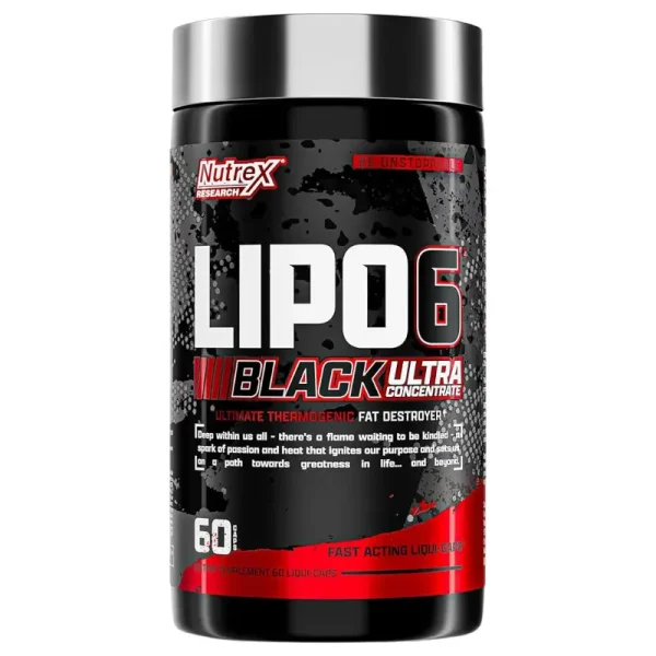 Lipo-6 Black Ultra Concentrate 60 Capsules de Nutrex | Revolus