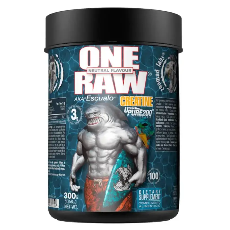 one-raw-creatine-300g-zoomad-labs-sur-Revolus One Raw Creatine Ultra Pure 300g de Zoomad Labs | chez revolus