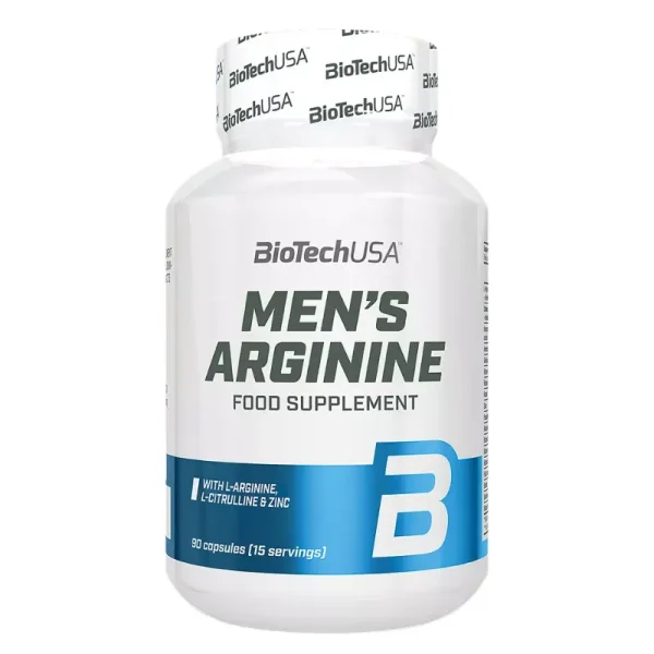 Men’s Arginine 90 Gélules de BiotechUSA Chez Revolus