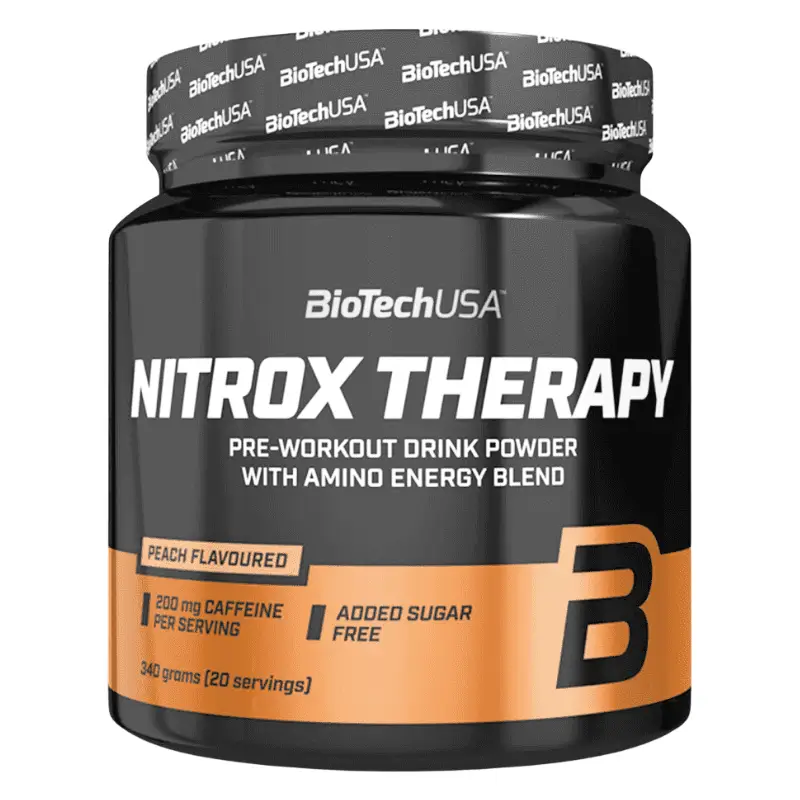 Nitrox-Therapy-Pre-Workout-Poudre-340g-BiotechUSA-sur-Revolus Nitrox Therapy Pre Workout Poudre 340g de BiotechUSA disponible chez Revolus